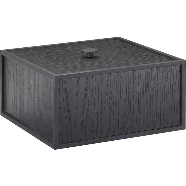 Audo - Frame 20 Box - esche schwarz/gebeizt, pulverbeschichtet/LxBxH 20x20x10cm/handgefertigt - black ash (10.0 x 20.0 x 20.0cm)
