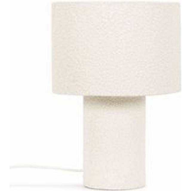 ValueLights Natural Boucle Table Lamp
