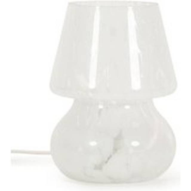 Beau Confetti Glass Table Lamp - White - One Size