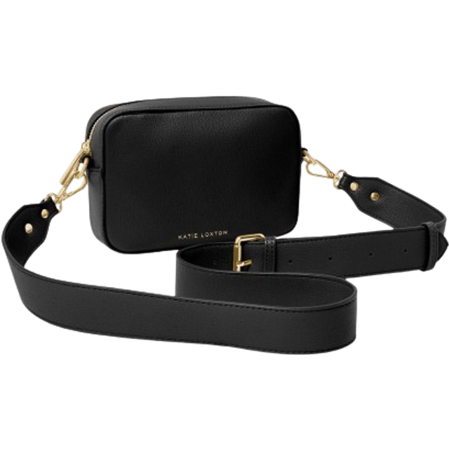 Katie Loxton Zana Mini Crossbody Bag, Black, Women