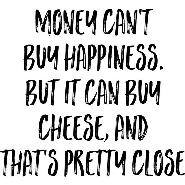Buy Cheese - Wrapped Canvas Textual Art Print (30cm H x 30cm W x 3.8cm D)