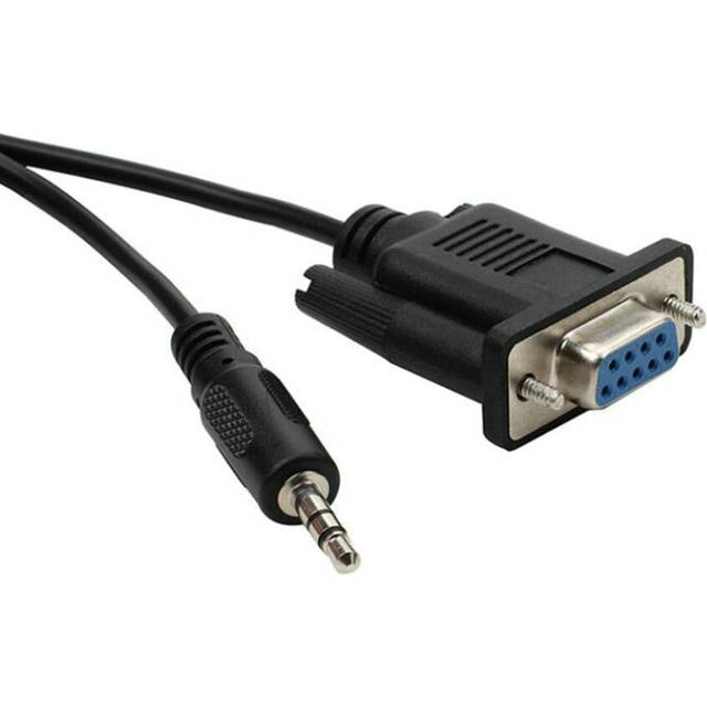 DB9 RS232 Serial to AUX Stereo Jack DC 2.5mm Serial Cable 1.8M Cord