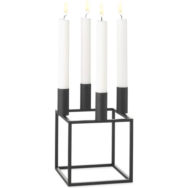 Audo Copenhagen Kubus 4 - Sort Lysestage 20cm