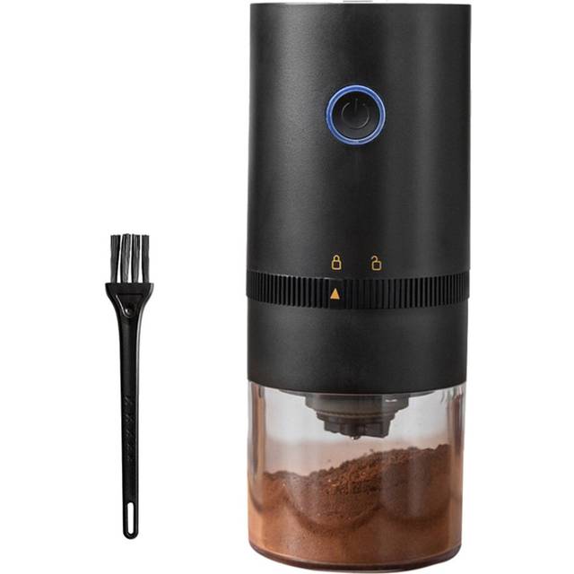 Portable Electric Burr Coffee Grinder,USB Rechargeable Burr Coffee Bean Grinder for Espresso Drip Pour over French Press