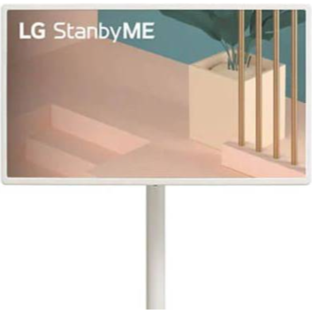 LG 27ART10AKPL StanbyME 27" Portable & Wireless Screen on a Stand - Beige