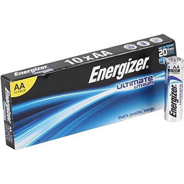 BATTERY, ULTIMATE LITHIUM AA 10PK 633471 By ENERGIZER