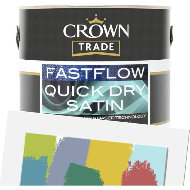 Crown Trade - Fastflow Quick Dry Satin (Tinted) 2.5L