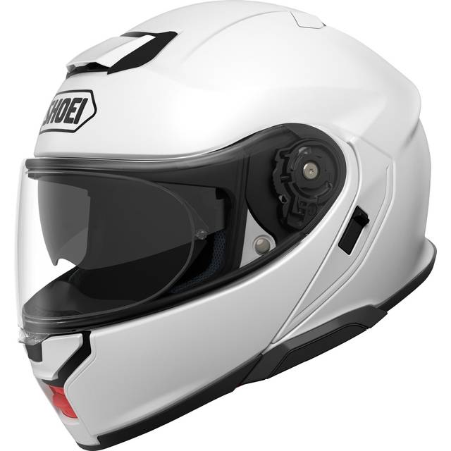 Shoei Neotec 3 Plain Motorcycle Helmet - Medium (57-58cm) - White, White