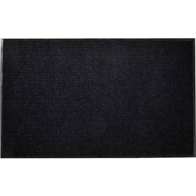 vidaXL Door Mat 90 x 150 cm Black PVC
