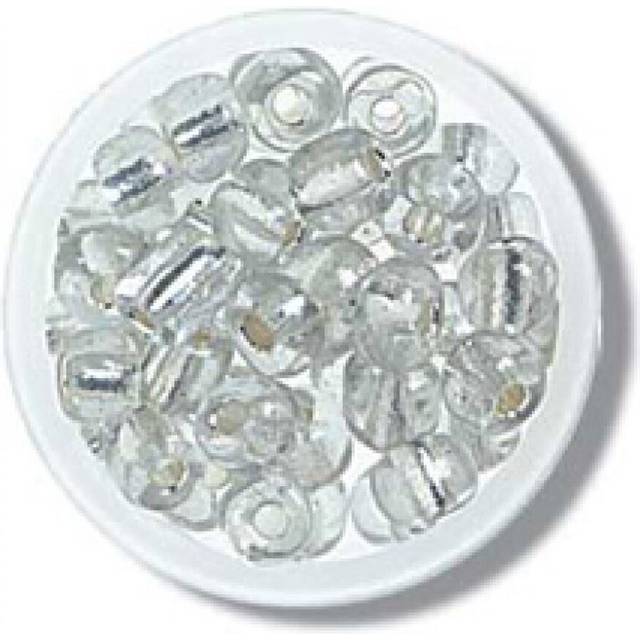 Trimits Glass E Beads Silver
