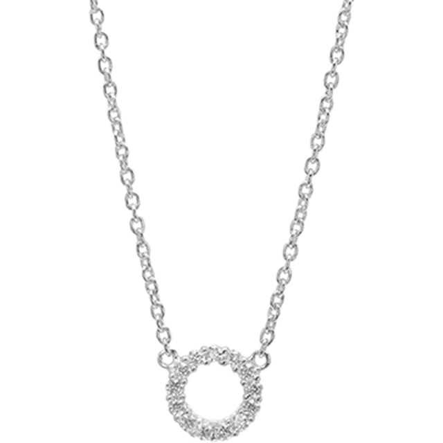 Sif Jakobs Biella Piccolo Necklace - Silver/Transparent