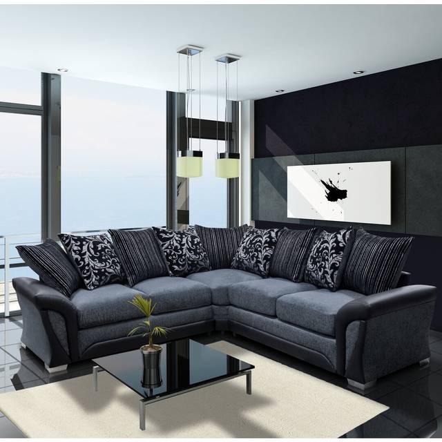 Bracamonte Corner Sofa - Grey (94cm H X 250cm W X 250cm D)