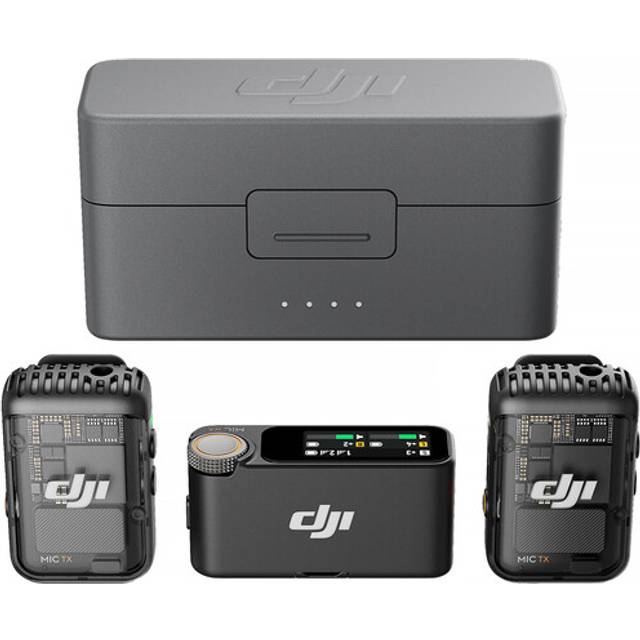 DJI Mic 2 2-Person Compact Digital Wireless Microphone System/Recorder for Camera & Smartphone (2.4 GHz)