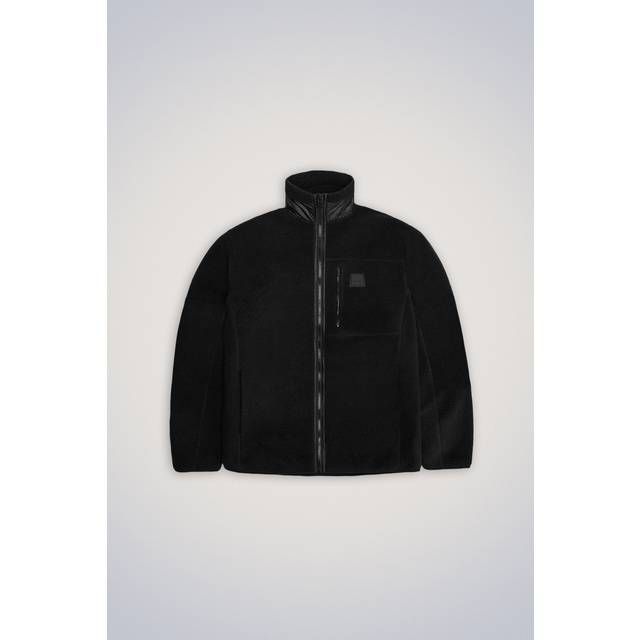 Rains Mens Black Yermo Fleece Jacket - Small