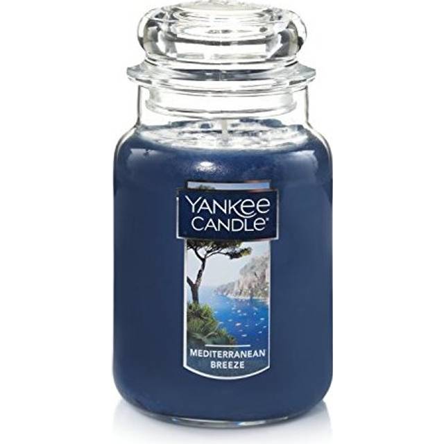 Yankee Candle Large Jar Candle, Mediterranean Breeze,1521678Z,Blue