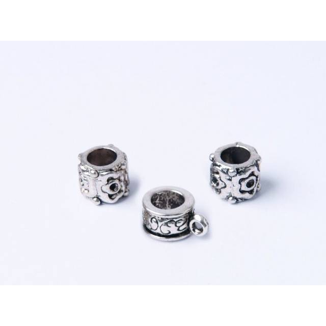 Trimits Spacer Beads Silver Heart Flower Mix