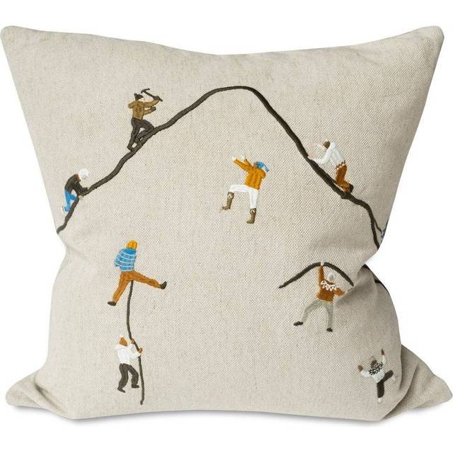 Fine Little Day Mountain climbers kuddfodral 48x48 cm Natur