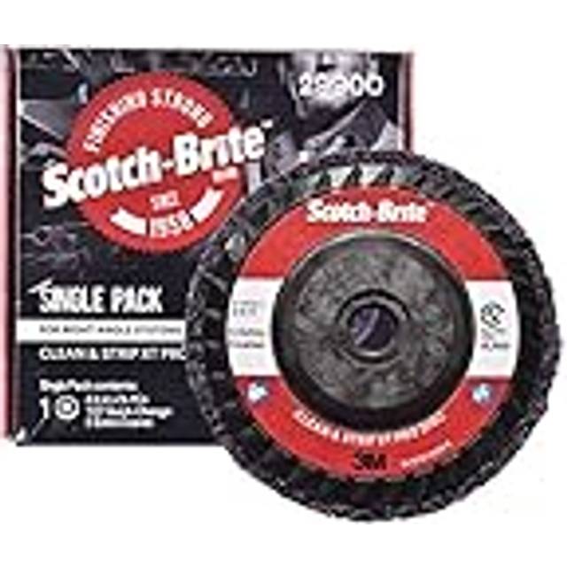 Cubitron Scotch-Brite Clean and Strip XT Pro Disc - rost- och färgskalningsskiva - 4,5 tum diam. x 5/8-11 snabbväxlingstråd - extra grov silikonkarbid - paket med 1