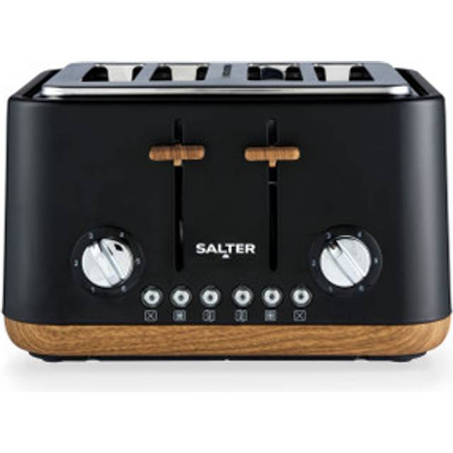 4 Slice Toronto Toaster - Black - One Size