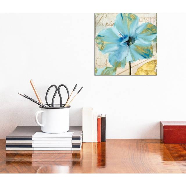 Himalayan Poppy by Color Bakery - Wrapped Canvas Art Prints (30.48cm H X 30.48cm W)