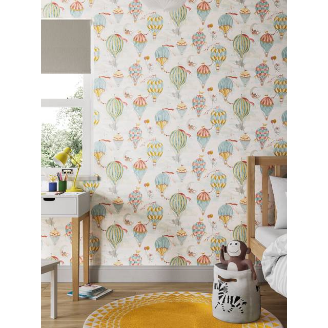 little home at John Lewis Dreamscape Wallpaper, Multi