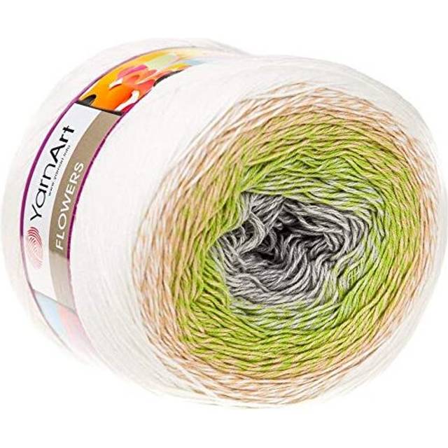 Yarn Art Flowers Yarn 55% Cotton 45% Acrylic 250gr 1094yds Multicolor