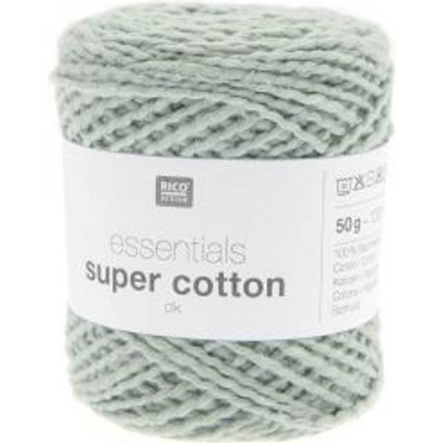 Rico Essentials Super Cotton Dk Knitting And Crochet Yarn Wool 8 Ply 50g Balls