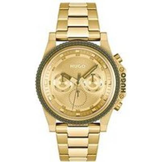 Hugo Herrenuhr #Brave 1530349 - gold