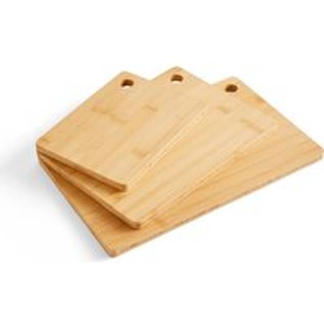 Set of 3 Bamboo Chopping Boards - Natural