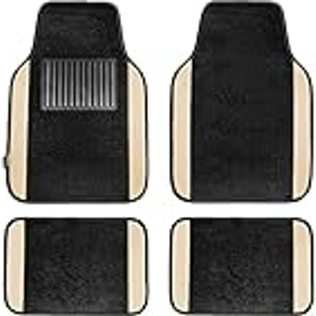 FH Group Car Floor Mats - Carpet Floor Mats for Cars  Universal Fit Automotive Floor Mats  All Purpose Car Floor Mats  Carpet Protector Mat for Most S