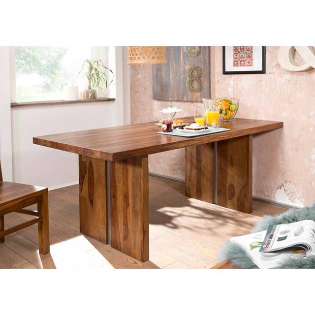 Sydney Dining Table - Brown (76cm H x 180cm L x 90cm W)