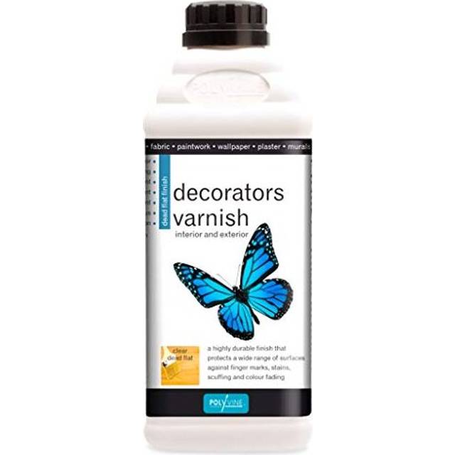 Polyvine - Decorators Varnish Dead Flat Clear 100ML