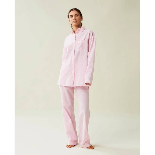 Lexington Home Icons Jennifer Organic Cotton Light Oxford Pajama - Pink - XS