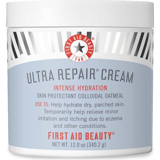 First Aid Beauty Ultra Repair Cream Intense Hydration Moisturizer for Face and Body - 12 oz.