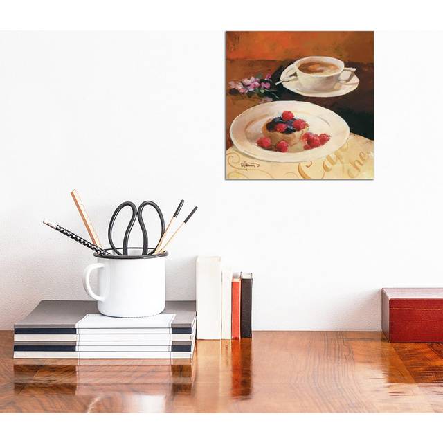 Cafe Grande IV by Willem Haenraets - Wrapped Canvas Art Prints (30.48 cm H x 30.48 cm W)
