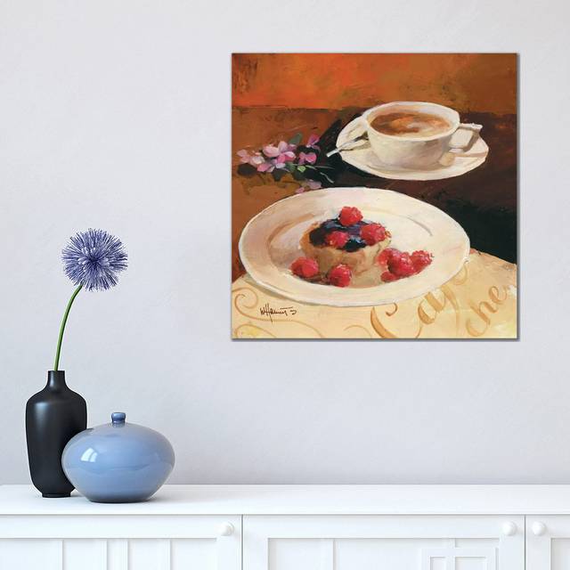 Cafe Grande IV by Willem Haenraets - Wrapped Canvas Art Prints (45.72 cm H x 45.72 cm W x 3.175 cm D)