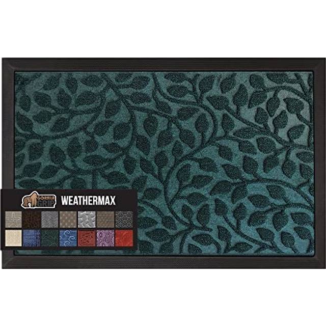 Gorilla Grip All-Season WeatherMax Doormat  Durable Natural Rubber  St
