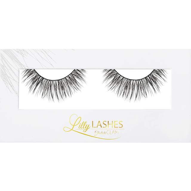 Lilly Lashes in Diamonds - Natural Looking Lashes Mink | False Eyelashes | Lite Wispy Lashes | Fake Lashes | Eyelashes Natural Look | Strip