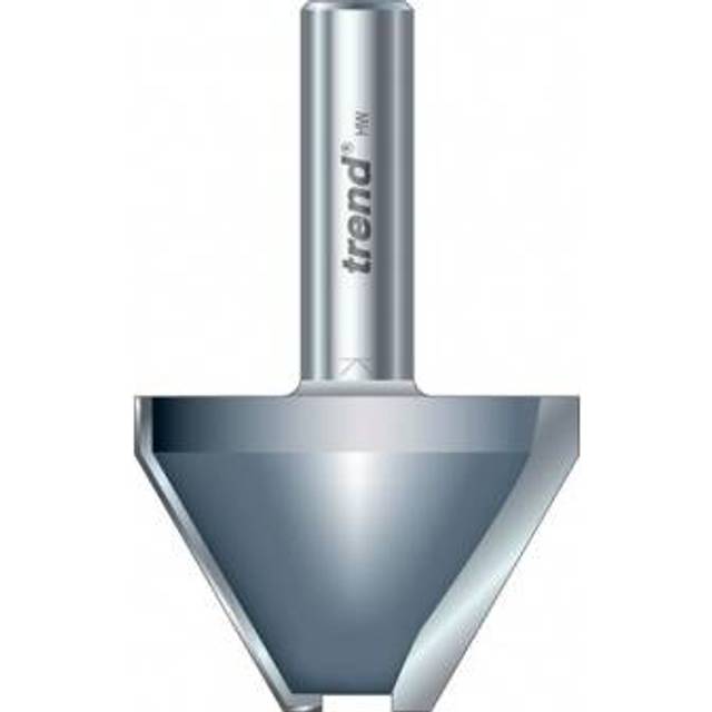 Trend Mortar Groove Large Chamfer Router Cutter 38mm 27mm 1/2"