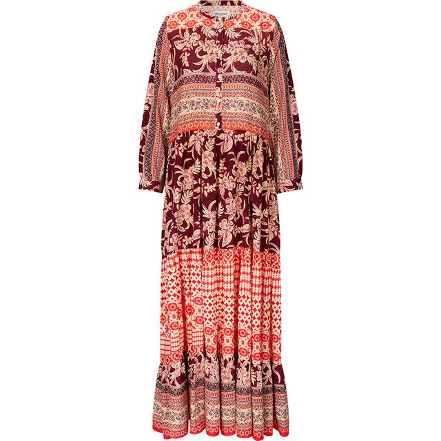 LOLLYS LAUNDRY Neell Maxi Dress Ls |Röd |S