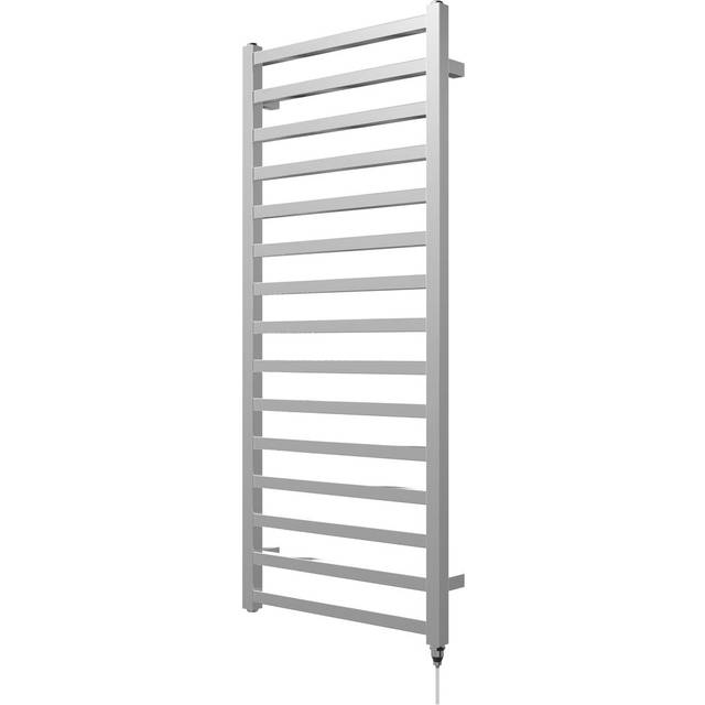 Wall Mounted Electric Heated Towel Rail - Chrome (116.5cm L x 50cm W x 9.5cm D)