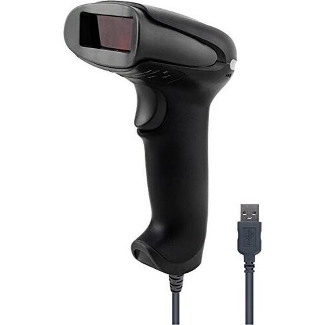 Handheld Laser Barcode Scanner Portable USB Wired 1D Cable Reader Bar Code for POS System Supermarket NT-2012