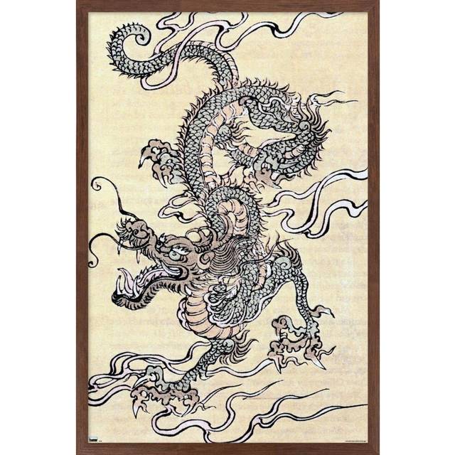 Japanese Dragon Wall Poster