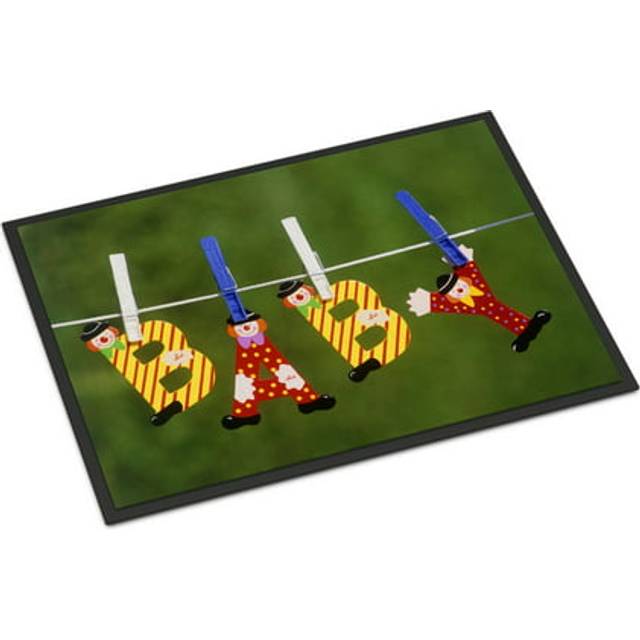 """""Caroline's Treasures New Baby Clown Clothesline Indoor or Outdoor Mat 24x36 APH5091JMAT  24"""""""" x 36""""""""  Multicolor"""""