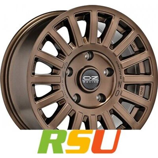 OZ Racing Rally Raid Alloy Wheels In Gloss Bronze Black Lettering Set Of 4 - 17x8 Inch ET35 6x139.7 PCD, Bronze