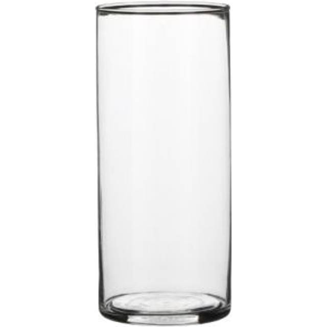 Cylinder glasvas 19 cm hög 9 cm i dia