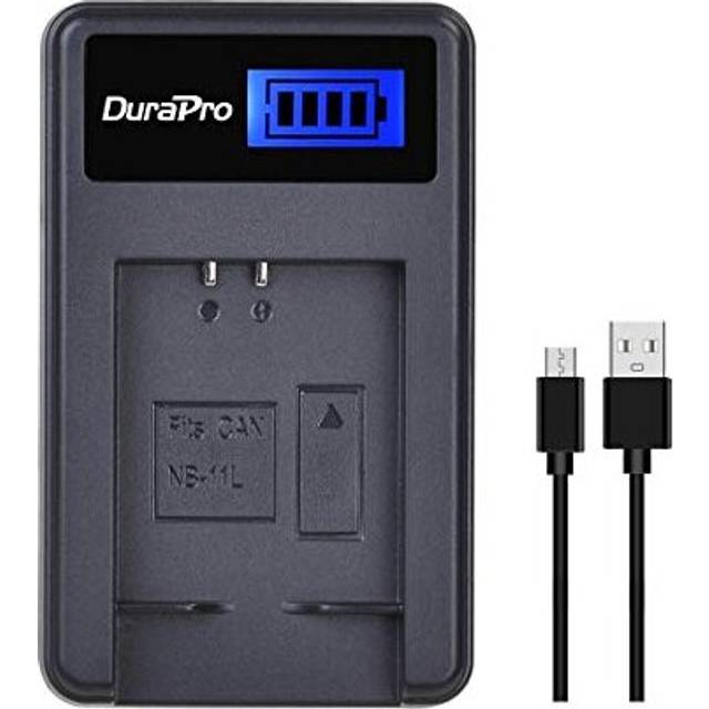 Rapid LCD USB Charger Replacement for Canon NB-11L / NB-11LH Battery; Canon PowerShot A2300 IS, A2400 IS, A2500, A2600, A3400 IS, A3500 IS, A4000 IS,