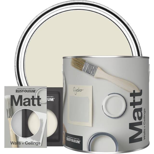 Rust-Oleum Washable Matt Wall Paint - OYSTER - 2.5L - Beige