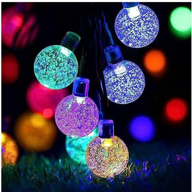 Solar Fairy Lights,12M/40ft 66LEDs Solar Lights Outdoor Garden with 8 Mode Crystal Balls Garden Lights for Camping Patio Yard Home Christmas Parties