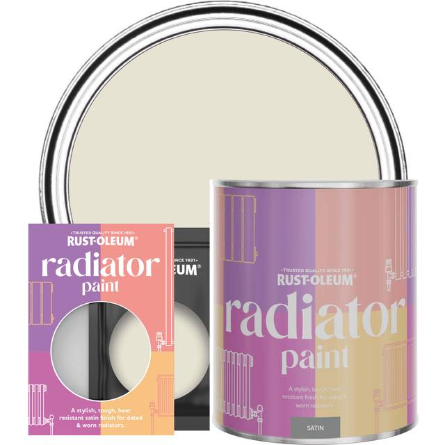 Rust-Oleum Radiator Paint, Satin Finish - Oyster - 10ml - Beige